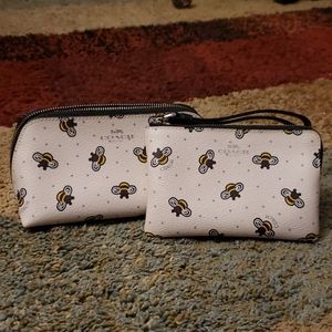 Coach make up bag and ID wallet